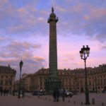 Place vendome coucher de soleil