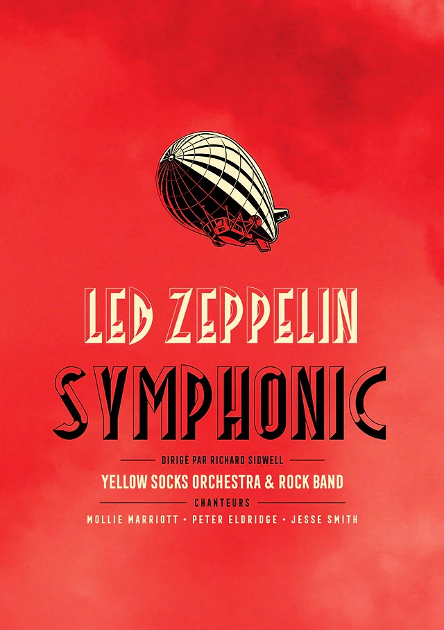 affiche du spectacle LED ZEPPELIN Symphonic 