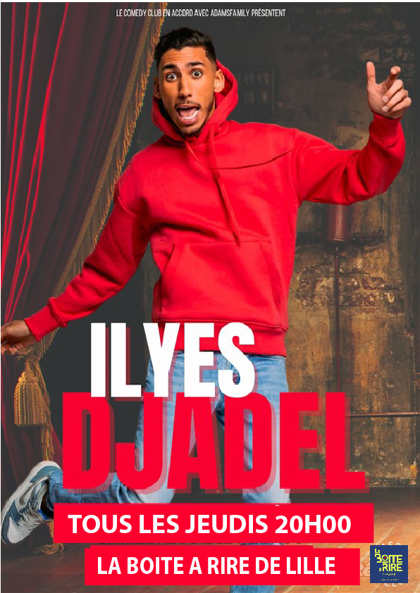 Révélation du Marrakech du rire, le Hazebrouckois Ilyes Djadel présente son nouveau spectacle à la Boite à Rire de Lille. 