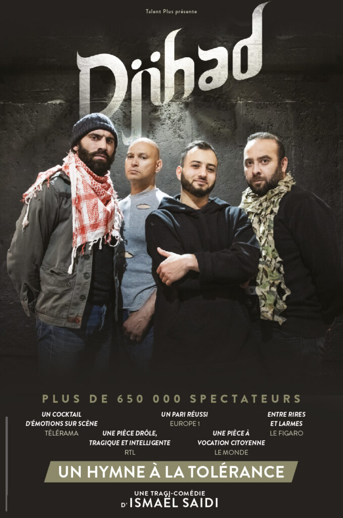 Sur scène, le réalisateur Ismaël Saidi dévoile la première partie d’un triptyque consacré au radicalisme : Djihad.  