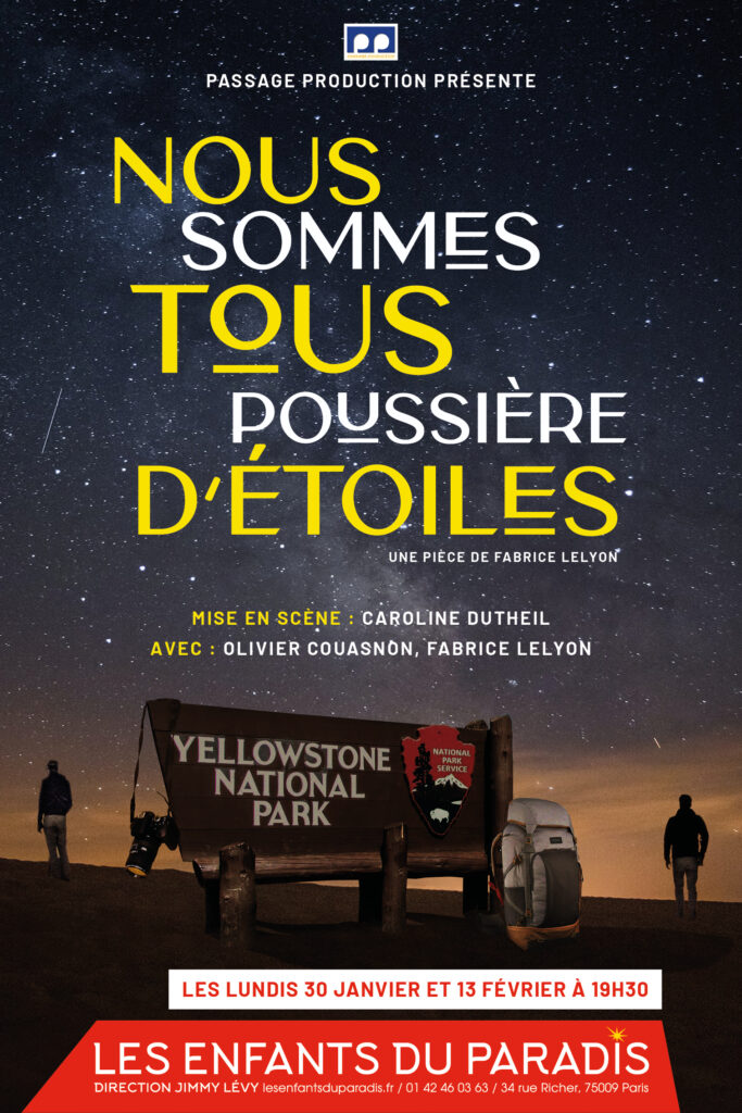 spectacle parisien : Fabrice Lelyon : Nous sommes tous poussière d'étoiles
