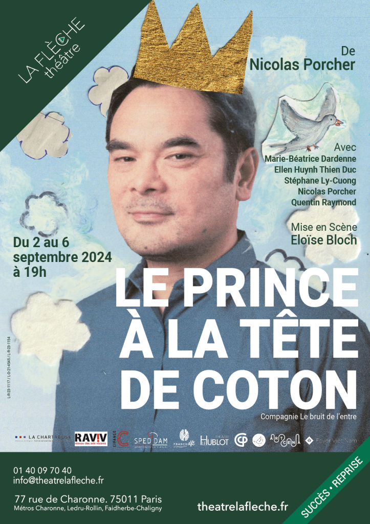 Le prince à la tête de tonton, Théâtre La Flèche